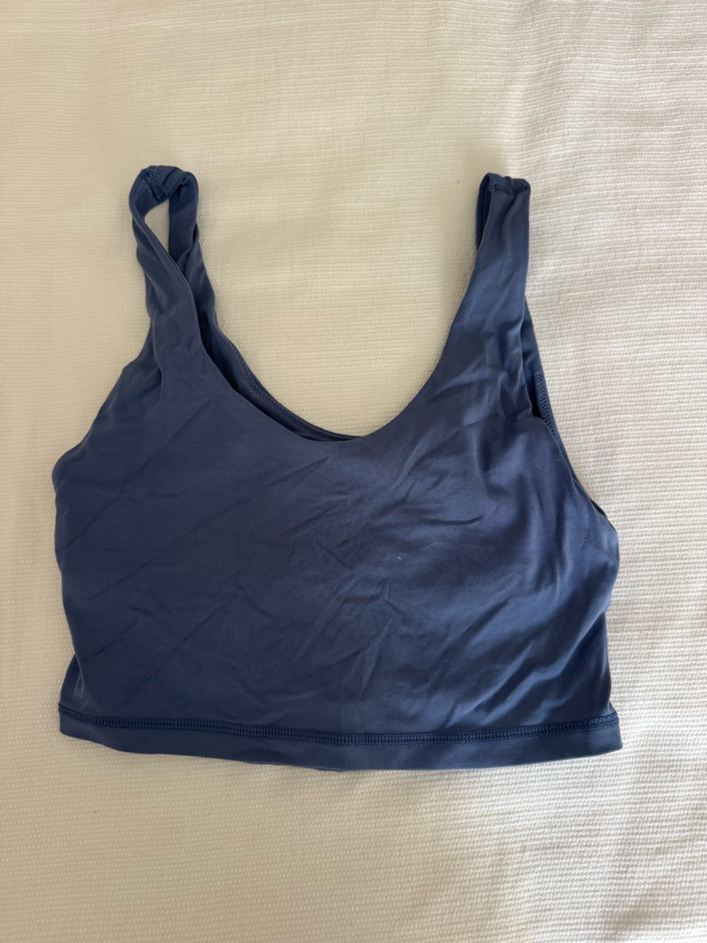 Offline by Aerie Navy Work out Tank with Built in Bar and Open Keyhole back